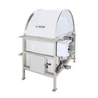 HOR-60-F 60 frames, frame height: 11-18 cm, horizontal honey extractor with frame holder