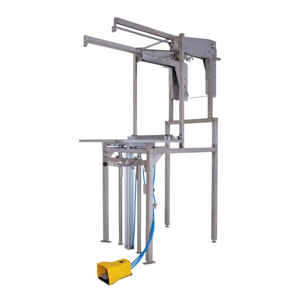 KEK-P Deboxer, frame lifter, Pneumatic